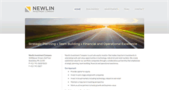 Desktop Screenshot of newlininvestment.com